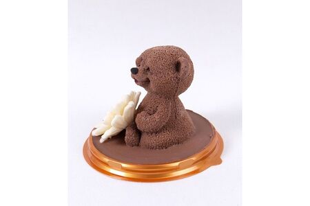 Мишка с ромашкой