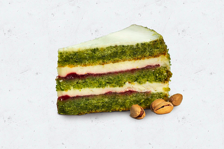 Торт бисквитный Фисташковый