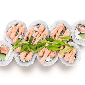 Ролл спайси лосось гриль