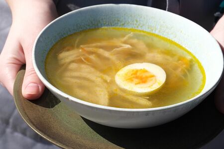 Суп куриный