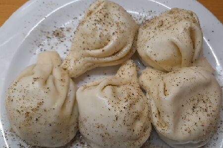 Хинкали с сыром и картошкой вареные 