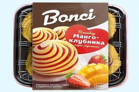 Торт-мороженое Bonci (Бончи) Манго-клубника