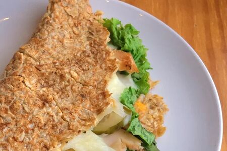 Овсяный блин с индейкой