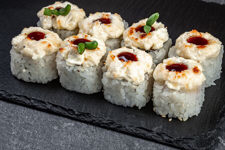 Запечённый с курицей