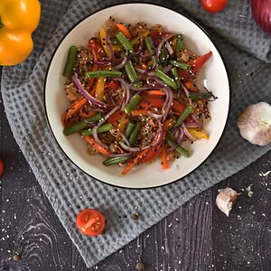 Тяхан с овощами