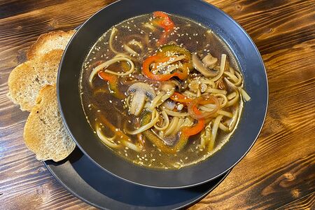 Удон с овощами