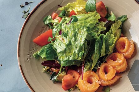 Салат с Лососем