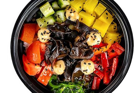 Поке с овощами