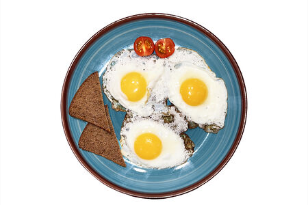 Глазунья из трёх яиц