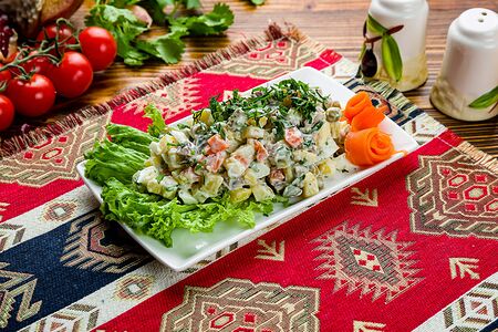 Оливье с индейкой