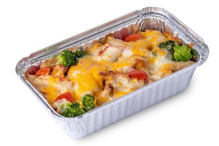 Mac & Cheese с цыпленком и брокколи