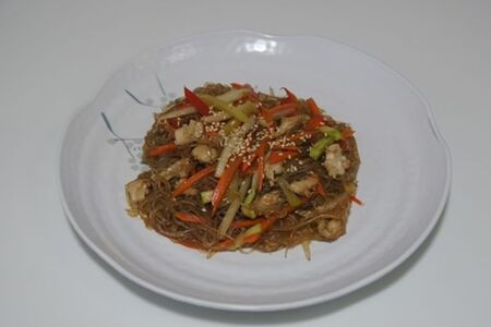 Харусаме с курицей