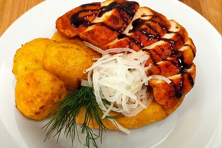 Запечённое куриное филе