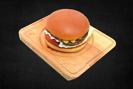 Бургер с куриной котлетой