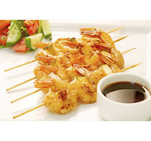 Шашлык из тигровых креветок (12 шт)