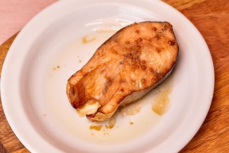 Горбуша припущенная