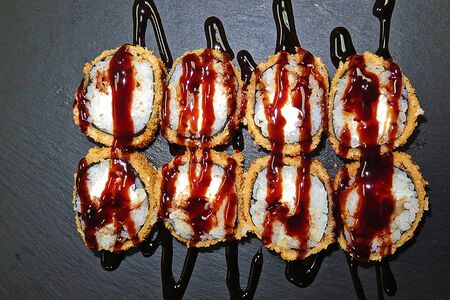 Ролл дракон темпура