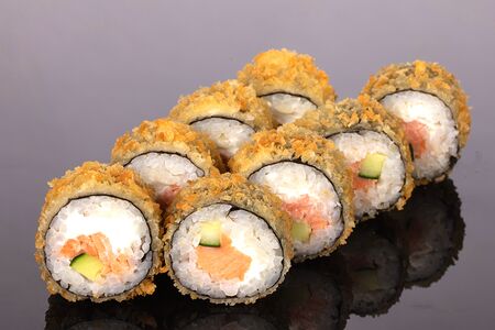 Ролл Сяке темпура