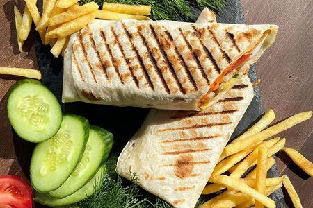 Шаурма с картошкой фри