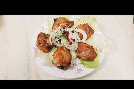 Куриные бедра на углях