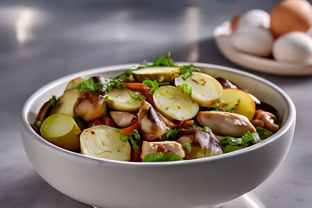 Салат перепелиное гнездо