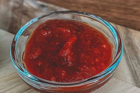 Красный кисло-сладкий острый соус