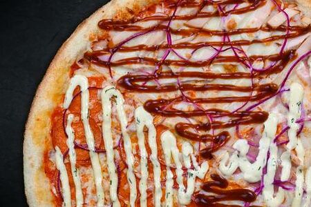 Пицца Четыре сезона (тонкое тесто)