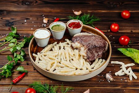 Жижиг галнаш с говядиной