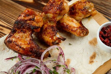 Шашлык из куриных крыльев
