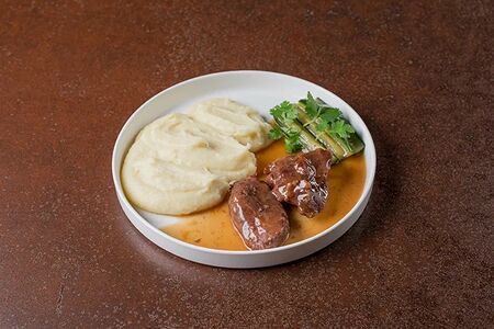 Щечки и пюре