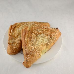 Слойка с курицей и картофелем