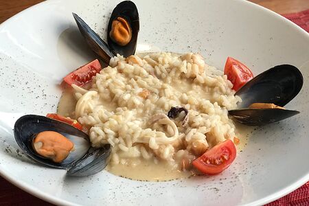 Ризотто с морепродуктами