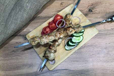 Шашлык из куриной грудки