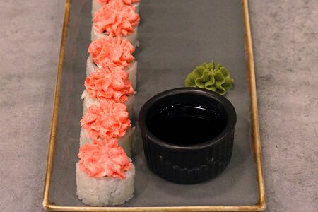 Ролл Лава с лососем