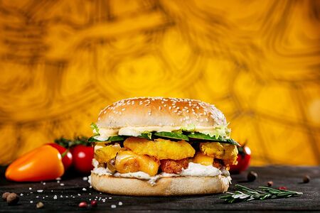 Бургер Сырный бро