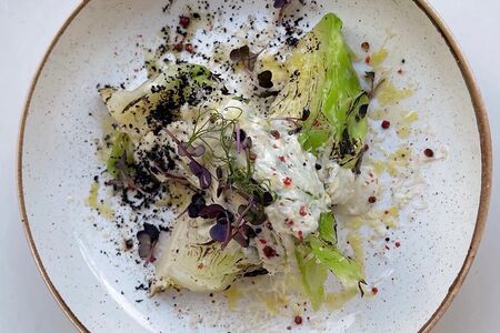 Капуста с соусе дор блю