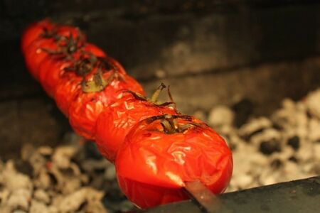 Шашлык из помидоров