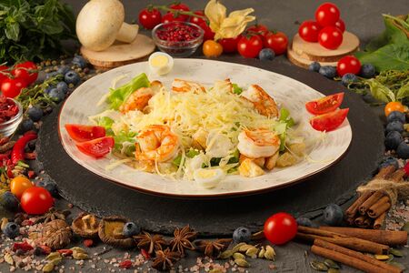 Цезарь с креветками
