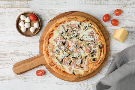 Пицца Ветчина-грибы маленькая