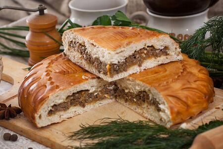 Пирог с мясом
