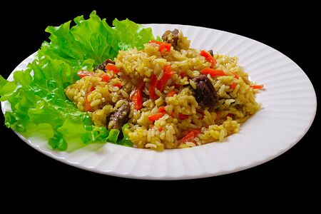 Плов по-узбекски с говядиной