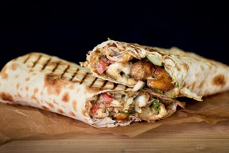 Шаурма с креветками