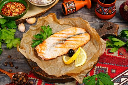 Стейк из семги