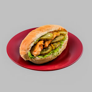 Хот-дог с курицей