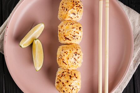 Запеченный с курицей