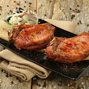 Шашлык из cвинoго антрекота