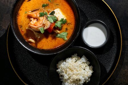 Суп Том ям с морепродуктами