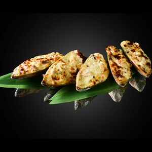 Запеченные мидии макси