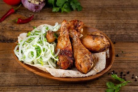 Шашлык из куриного голени