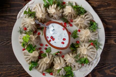 Хинкали с бараниной